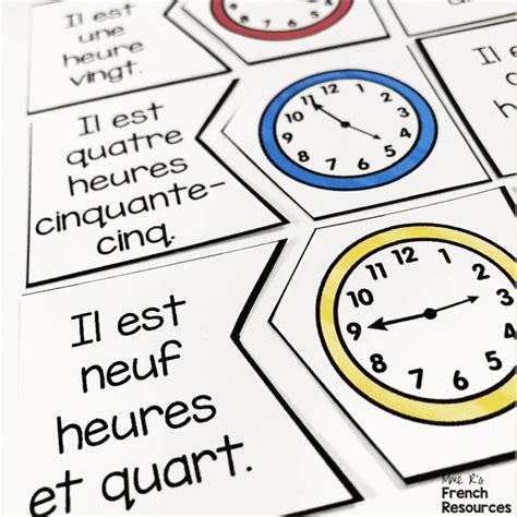4 Fun And Effective Ideas For Teaching Time In French Mme Rs French