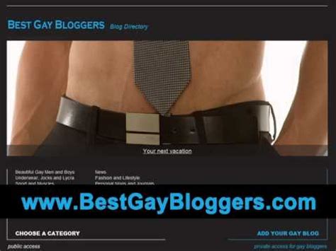 Best Gay Blogs Best Gay Bloggers Youtube