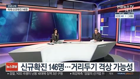뉴스큐브 신규확진 146명정부 거리두기 격상 가능성 동영상 Dailymotion