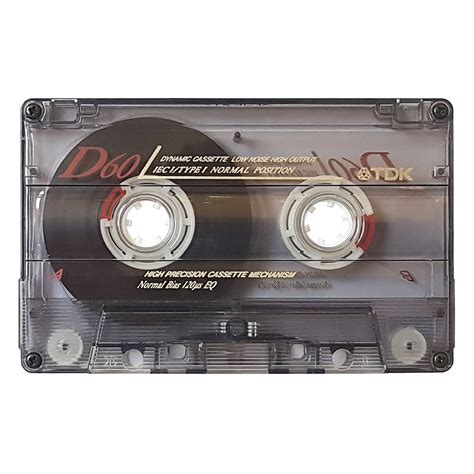 Tdk D60 1990 95 Ferric Blank Audio Cassette Tapes Retro Style Media