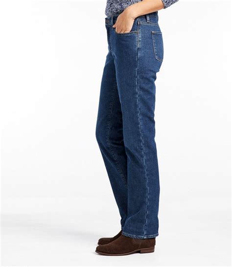 Womens 1912 Jeans Favorite Fit Straight Leg Lined Pants And Jeans At