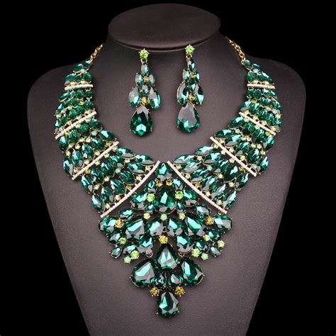 Buy New Big Elegant Bridal Jewelry Sets Wedding