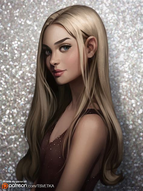 Blonde Girl Painting At Explore Collection Of