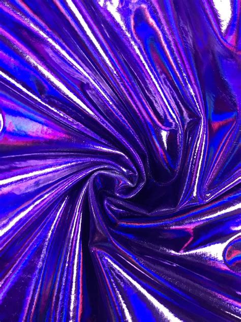 Purple Liquefy Spandex | Holographic Fabric | Pine Crest Fabrics