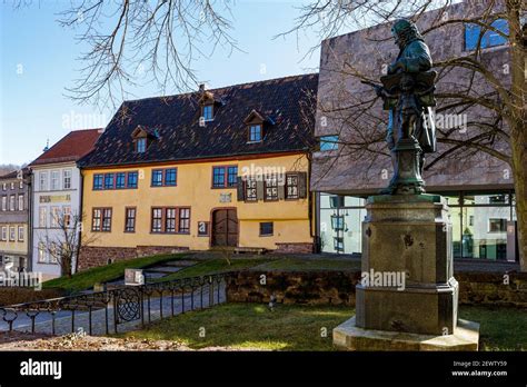 The House Of Johann Sebastian Bach In Eisenach Thuringia Stock Photo