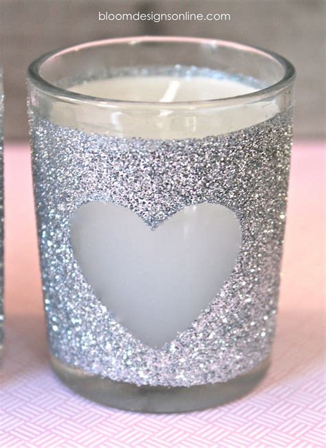 Diy Glittered Votives What A Great Idea For Little Hostess Ts For