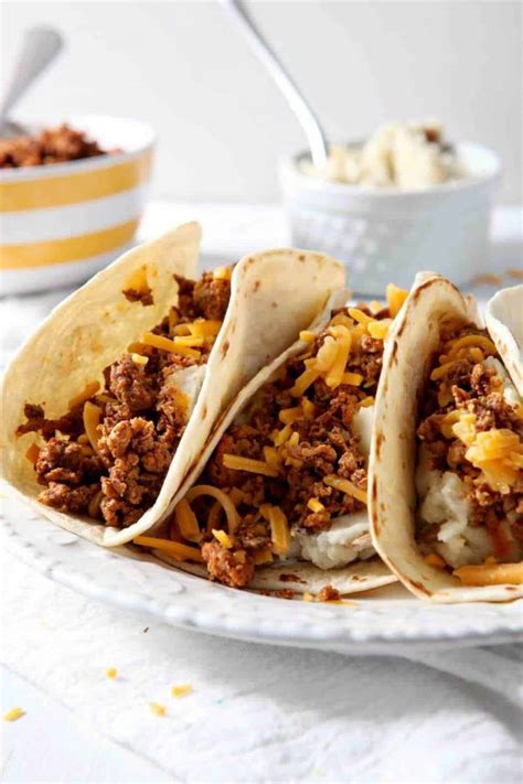Drain and discard the water from the potatoes. Mashed Potato Chorizo Breakfast Tacos | A Joyfully Mad Kitchen