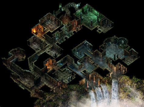 This 3D Rendered Map Has Made For A Printable Tabletop RPG Story The