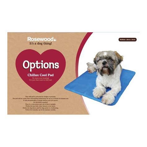 No electricity or water needed. Rosewood Medium Chillax Pet Cool Pad | Wilko