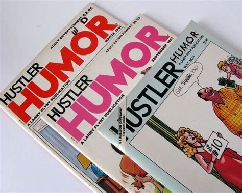 Hustler Humor Magazines Lot Of 3 Adult Humor Magazines Larry
