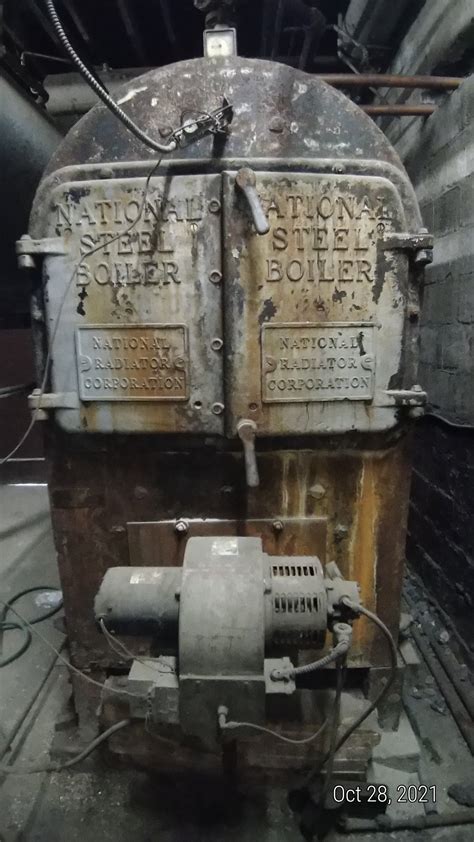 Old Steam Boiler Set Up What Is It For — Heating Help The Wall