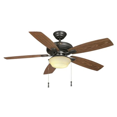 Hampton Bay Gazebo 52 In Led Indooroutdoor Natural Iron Ceiling Fan
