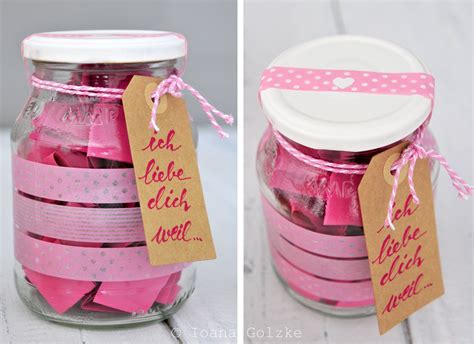 4 Geschenke zum Muttertag im Glas und in der Dose inkl. Freebies