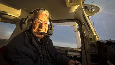 The world's oldest pilot, an Iowan, takes flight on his 99th birthday