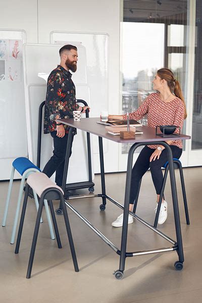 Se Lab High Table Agile Office Furniture Mobile Standing Table