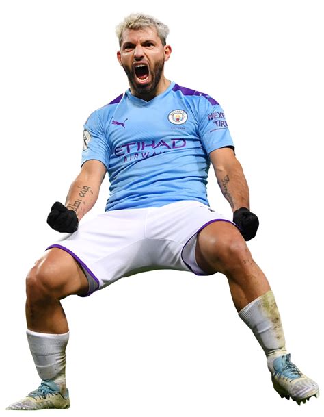 Sergio Aguero football render - 64088 - FootyRenders