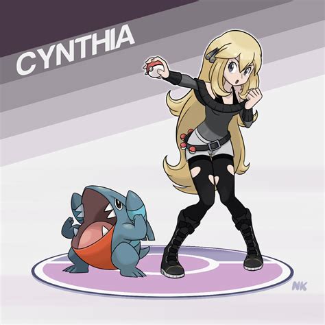Cynthia And Gible Pokemon And More Drawn By Thegraffitisoul Danbooru