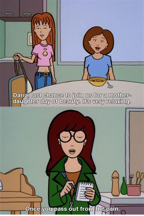 Find and save images from the daria quotes collection by ☾мσση¢нιℓ∂☽ (indiemess) on we heart it, your everyday app to get lost in what you love. yellow sandals are so wrong | Daria memes, Daria quotes ...