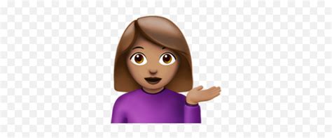 Emoji Aesthetic Iphone Tumblr Whatsapp Woman Tipping Hand Emojibrown