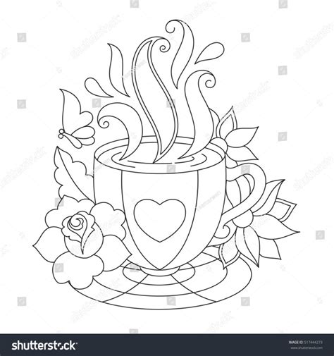 Coloring pages are all the rage these days. Coffee Cup Coloring Pages at GetColorings.com | Free ...
