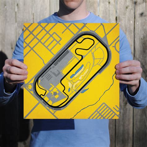 Indianapolismotorspeedway 2008.png 700 × 451; Indianapolis Motor Speedway Map Art - The Map Shop