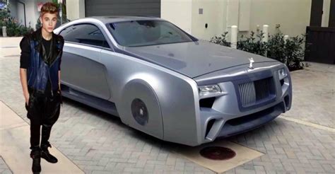 Justin Bieber S Floating Rolls Royce Wraith Looks Futuristic