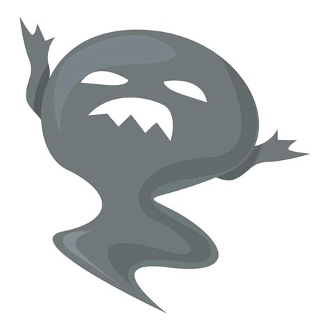 Premium Vector Fear Ghost Icon Cartoon Vector Cute Halloween Spooky