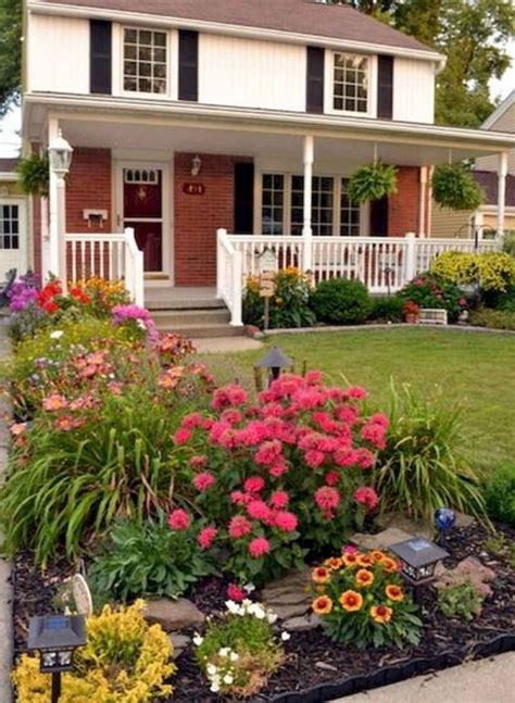 desain taman bunga  halaman rumah  indah  menarik