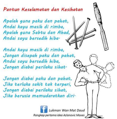 Anda tinggal ikuti saja 45 cara hidup sehat seperti uraian di atas. OSH The Journey: Pantun Keselamatan & Kesihatan (Safety ...