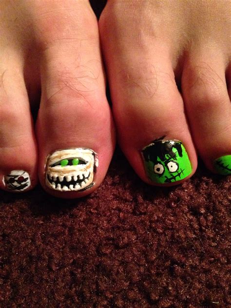 Halloween Toenails Seasonal Nails Toe Nails Nails