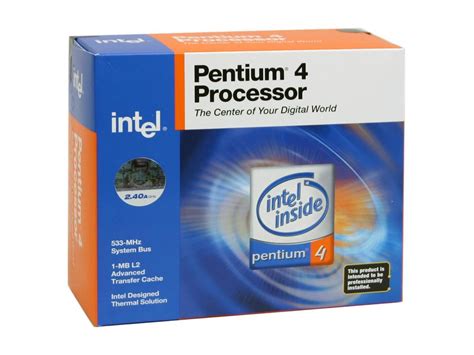 Intel Pentium 4 24a Pentium 4 Prescott Single Core 24 Ghz Socket