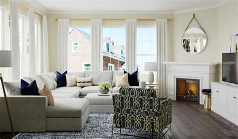 View This Classic Glam Preppy Living Room By Havenly Designer Vivian