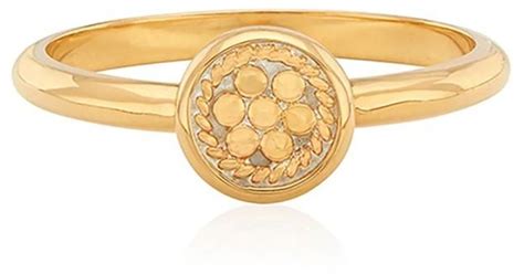 Anna Beck Classic Circle Stacking Ring In Gold Metallic Lyst Uk