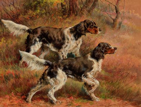 English Setters Painting By Edmund Henry Osthaus Fine Art America