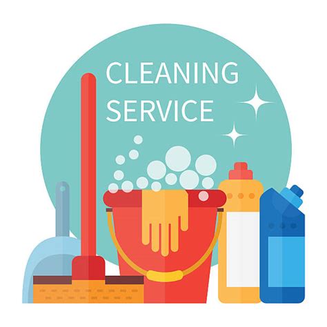 Cleaning Supplies Clip Art Vector Images And Illustrations Istock