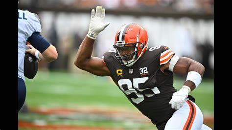 national media says myles garrett s stock is up in dpoy race sports4cle 10 18 23 youtube