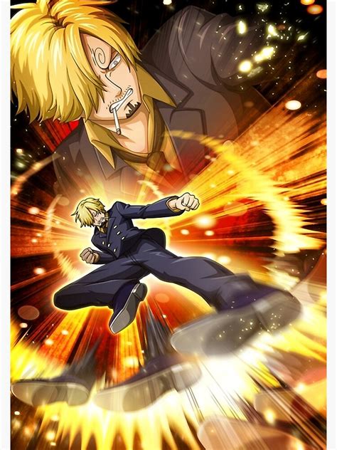Sanji The Black Leg One Piece Poster For Sale By Jacqueline