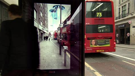 Unbelievable Bus Shelter Ad Makes Commuters Think The World Is Coming To An End Video Most