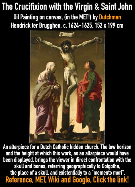 The Crucifixion With The Virgin And Saint John Oil Painting On Canvas