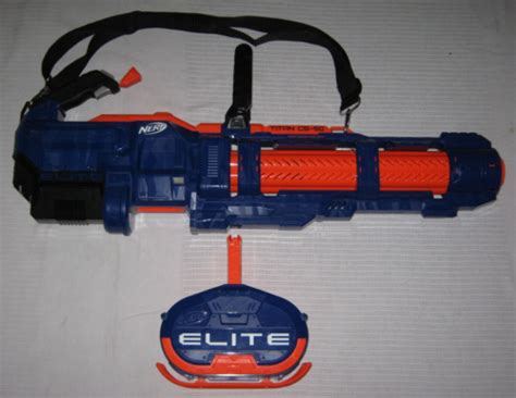 nerf n strike elite titan cs 50 magazine minigun blaster gun toy vgc ebay