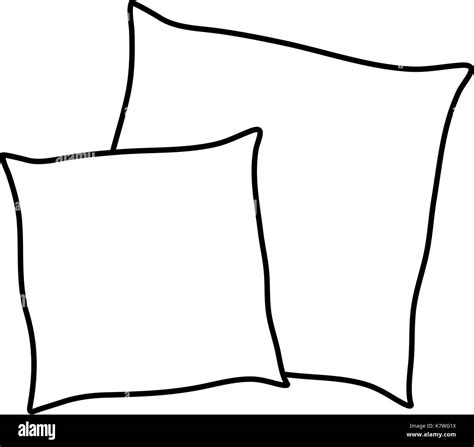 Cartoon Pillow Black And White Stock Photos And Images Alamy
