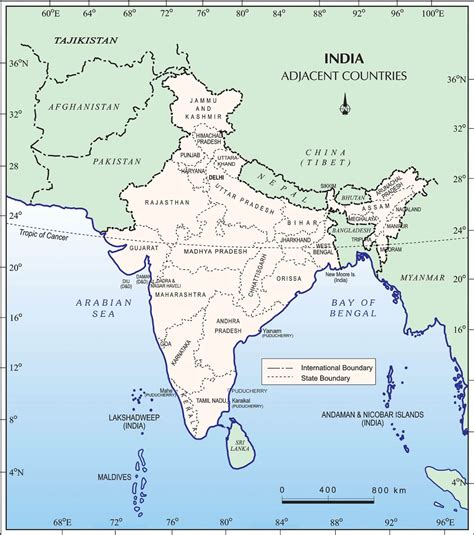 Neighbouring Countries Of India 2020 How Many Neighbouring Countries