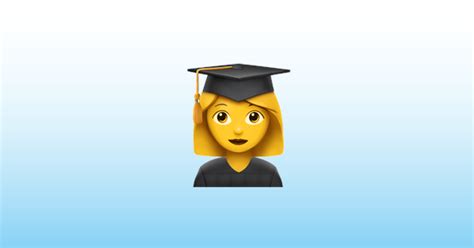 Estudiante Mujer Emoji 👩‍🎓