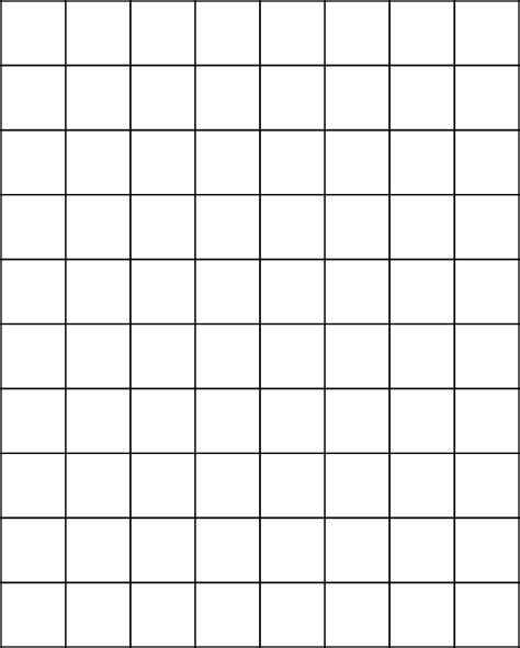Graph Paper Printable 1 Inch