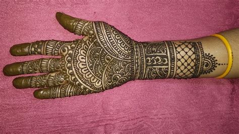 Tasmim Blog New Simple Full Hand Indian Mehndi Design