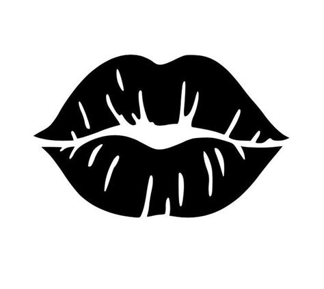 Lip Vinyl Decals Car Window Stickers Pick The Size And Color Please Measure And Make Sure You