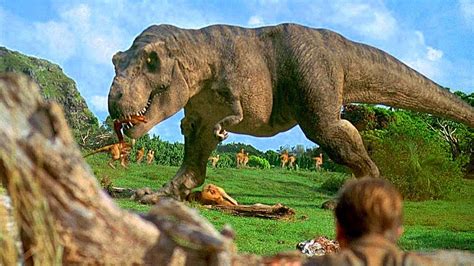 T Rex Ambush Scene Jurassic Park 1993 Movie Clip Hd Youtube