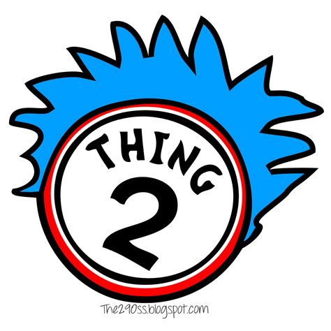 Thing 1 And Thing 2 Printable