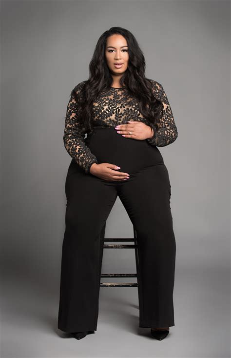 Glam Plus Size Maternity Session Pregnancy