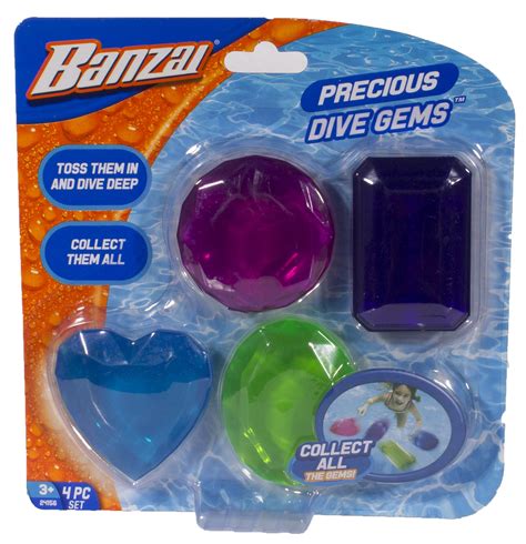 swimming pool diving toys colorful gems 4 in a pack ages 3 pool toys unisex